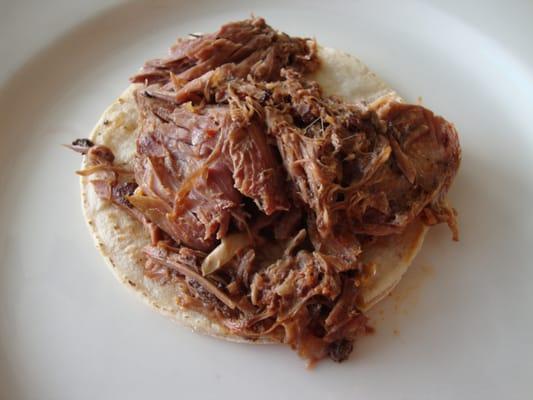 My order of Birria Tacos from Carnitas Estilo Michoacán March 24th 2013.