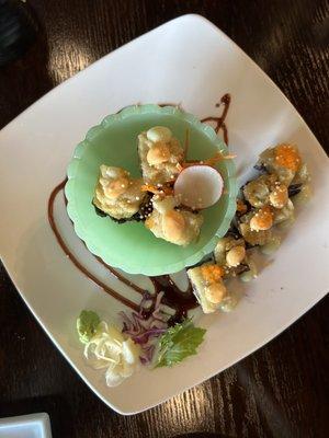 Purple Love Roll Special- a must try sharing plate. Work of art.