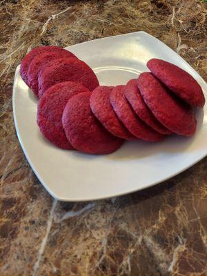 Strawberry Cookies.