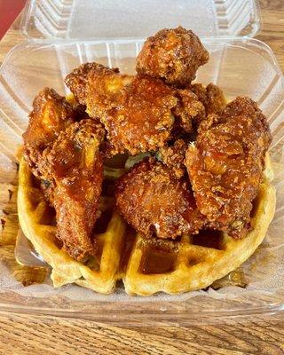 Chicken & Wings and Waffle