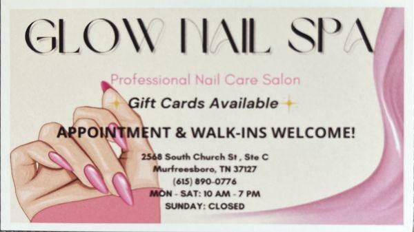 SPECIAL 10% OFF of all services. Gift card special to end of the years!