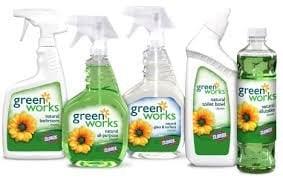 Green cleaning products are available