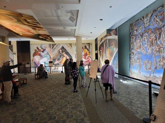 Sistine Chapel Exhibition on 10/24/21