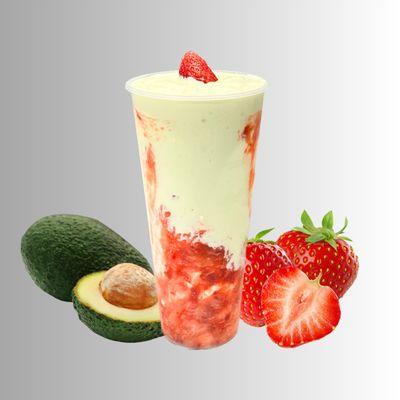 Strawberry Avocado Yogurt （牛油果好莓）Smoothie(700ml)