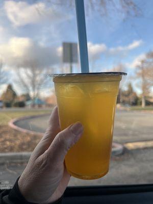 Mango peach tea