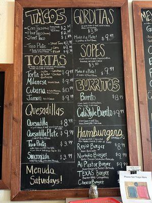 Tacos, gorditas, sope & more