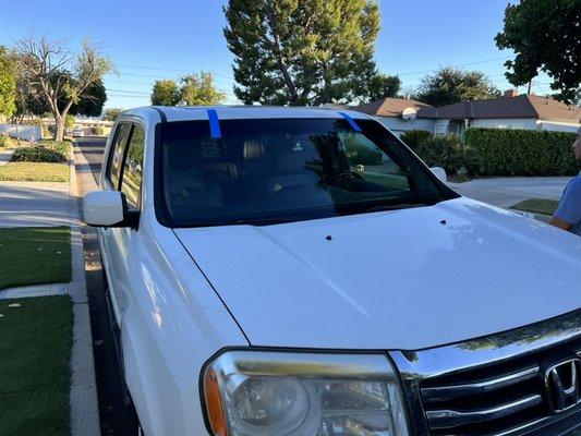 2010 Honda Pilot windshield replacement