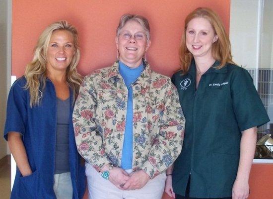 Doctors from L-R: Dr. Anne Harrington, Dr. Karen Jones-Diller, Dr. Emily Edgar