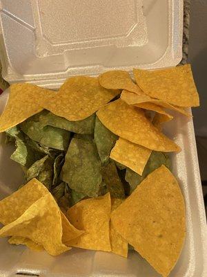 Chips to eat with the guacamole