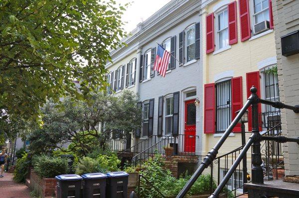 District Residential loves these adorable row homes in Georgetown!