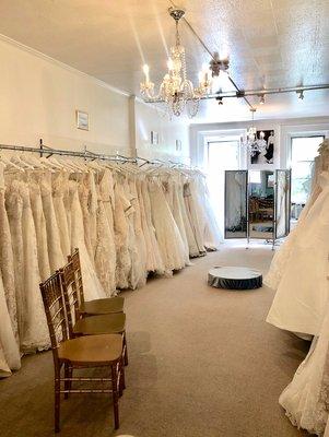 Book your one bride at a time appointment at TheBridalSalonNYC.com