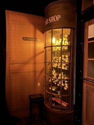 Wand shop in Diagon Alley