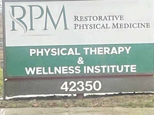 Outside sign to RPM