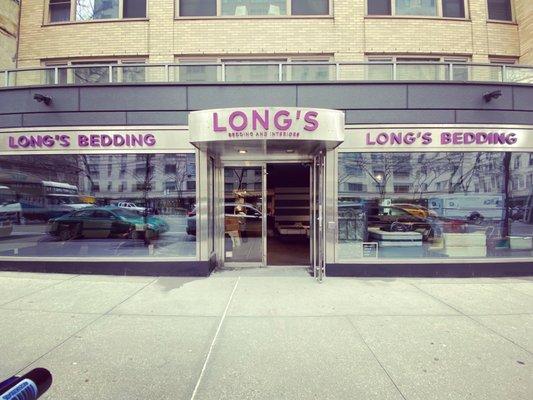 Long's Bedding new location on the Upper East Side