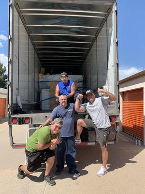 The Euro Professional Movers warrior mover team!