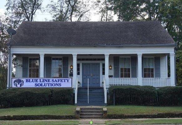 Blue Line Safety Solutions' new office at 306 W Houston in Marshall, TX