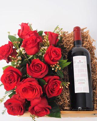 Valentine's Wine and Roses