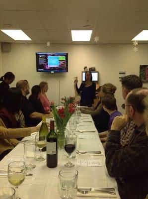 Sharing health tips and advice at "Dinner with the Doc."  Join us next time!