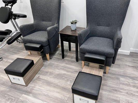 Pedicure area