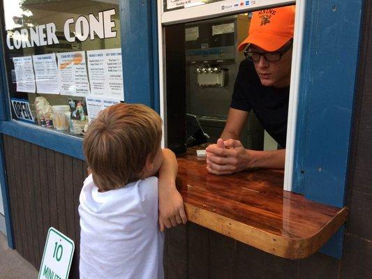 Lake Ann's only walk-up ice cream window