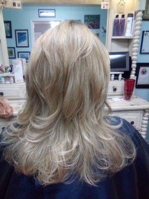 Layered blonde