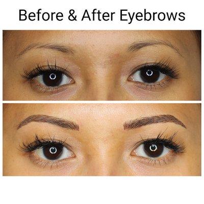 Before and After Microblading