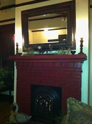 Sitting room of a large Victorian House which houses a wonderful wine bar and restaurant