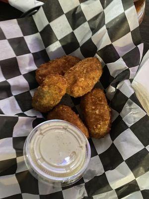 5 Jalapeño poppers for $8.50 .. NEXT