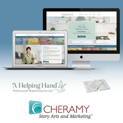 Logo, branding, print and website design for A Helping Hand