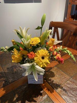 $100 birthday arrangement