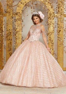 Morilee style 89221   Rose Gold Quinceanera dress