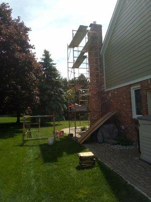 Chimney repair Brick Repair