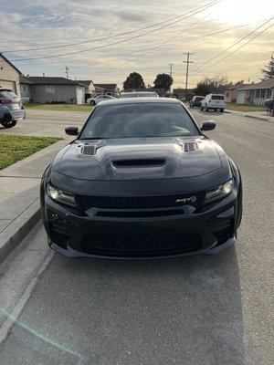 Front bumper repaired!