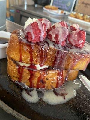 Raspberry Lemonade Stuffed French Toast