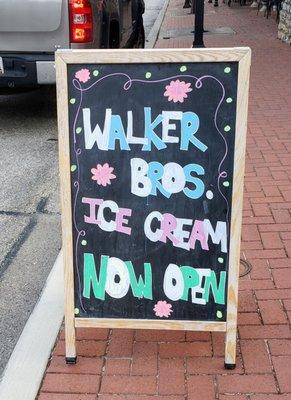 Sign for Walker Brothers