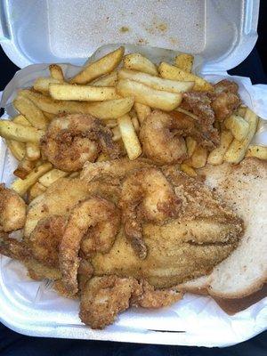 Combo #1 tilapia & shrimp