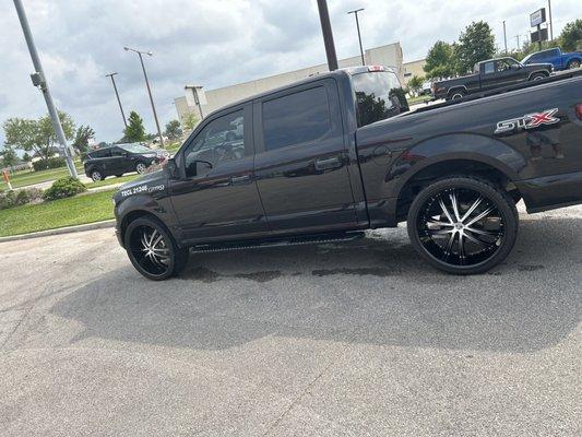 26 in 2019 F150  Thanks Joe and Edwin