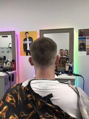 Medium skin fade