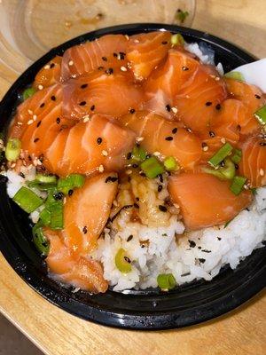 Oyster sauce salmon bowl