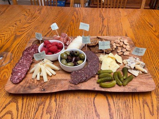 The final charcuterie board