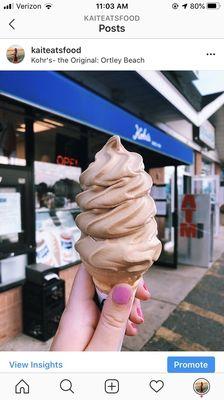 german chocolate soft serve