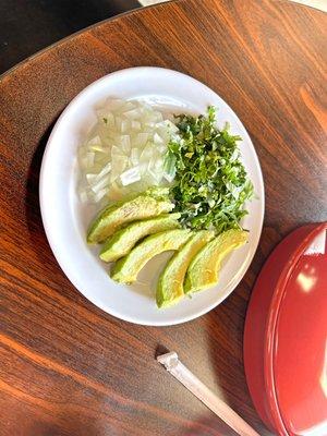 Guac - Onions - Cilantro