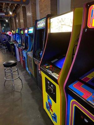 Such a great throwback with all the retro arcade games!