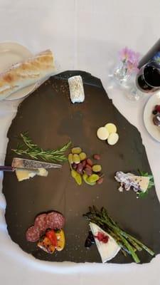 International cheese display.