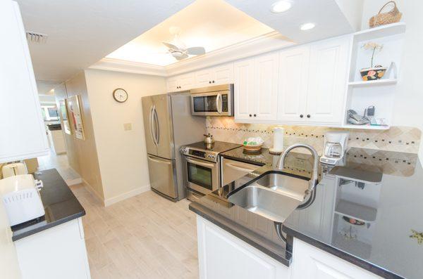 Each kitchen is fully stocked and come with all the major appliances that allow you to cook a delicious meal...