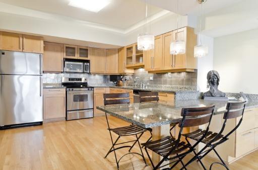 Hancock Residences kitchen.