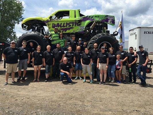 Employees enjoying the Kosciusko County 4-H Fair Parade!