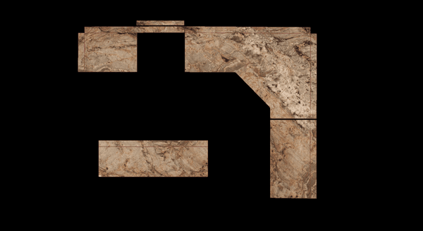 At Umpqua Stone you can see your layout before we cut. You can make changes too.