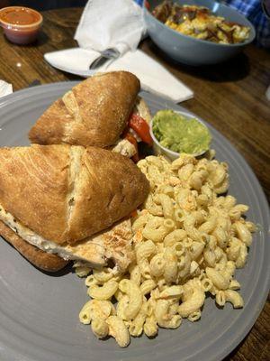 The Jake Ciabatta Sandwich w/Macaroni Salad