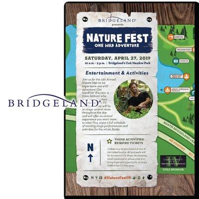 Nature Fest event map for master planned community Bridgeland.